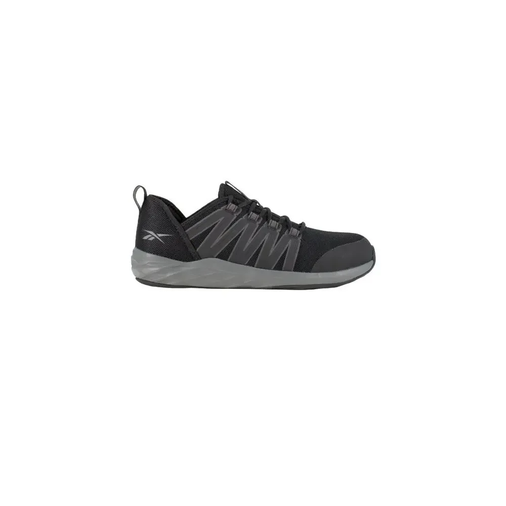 Reebok Men's Astroride Work Athletic Work Shoe Black/Dark Grey 12M